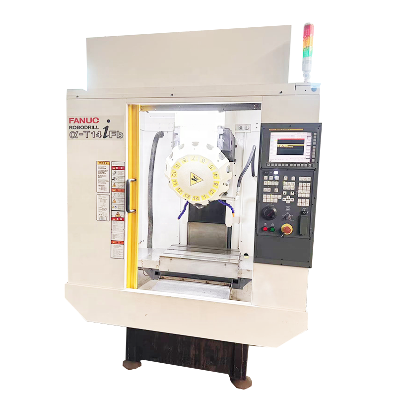 Used cheap price VMC540 Fanuc robodrill 14 tools High Speed precision 3 axis 4 axis CNC drilling machine Center For sale