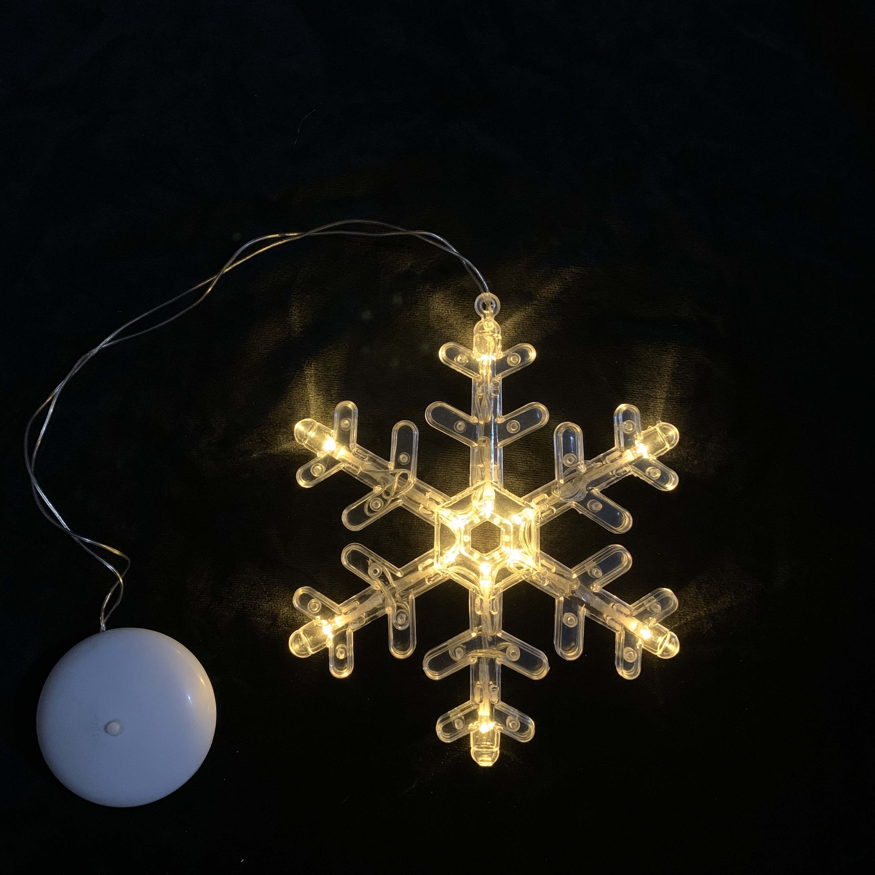 Christmas  decorative hanging light  Snowflake  pendant hanging lights battery operated led window light