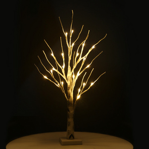 LED Silver Birch Light White Branches Warm White Light Silver Birch Twig Tree for Party Wedding Bedroom Decoration