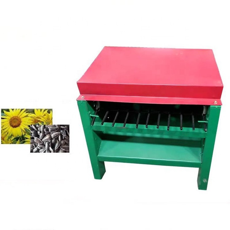 Automatic Small Sunflower Thresher Oil Sunflower Seed Beater Sunflower De-seeding Machine to Melon Seeds for Home Use