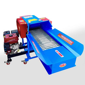 Sheep and Cattle Silage Machine corn stalk grinder Forage Crusher Gasoline Chaff Cutter Machine