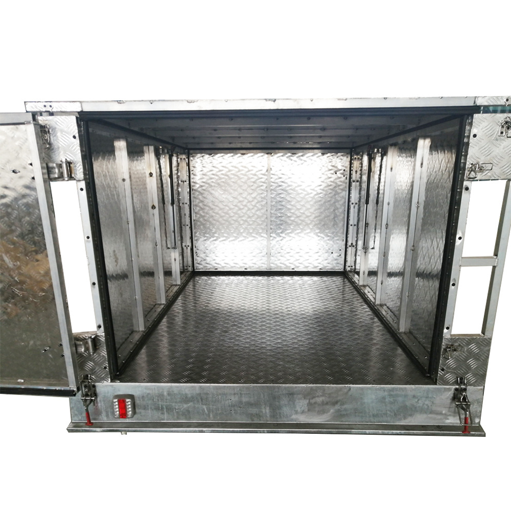 Alloy Motorcycle trailer enclosed box trailer