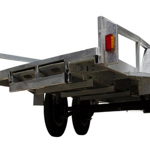 Galvanized heavy duty ATV trailer / double axle car hauling utility trailer truck farm trailer