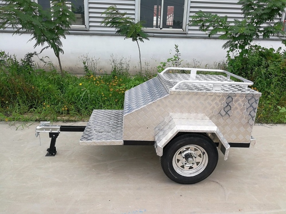 Aluminum / Alloy Motorcycle Behind Cargo Trailer, Luggage Trailer