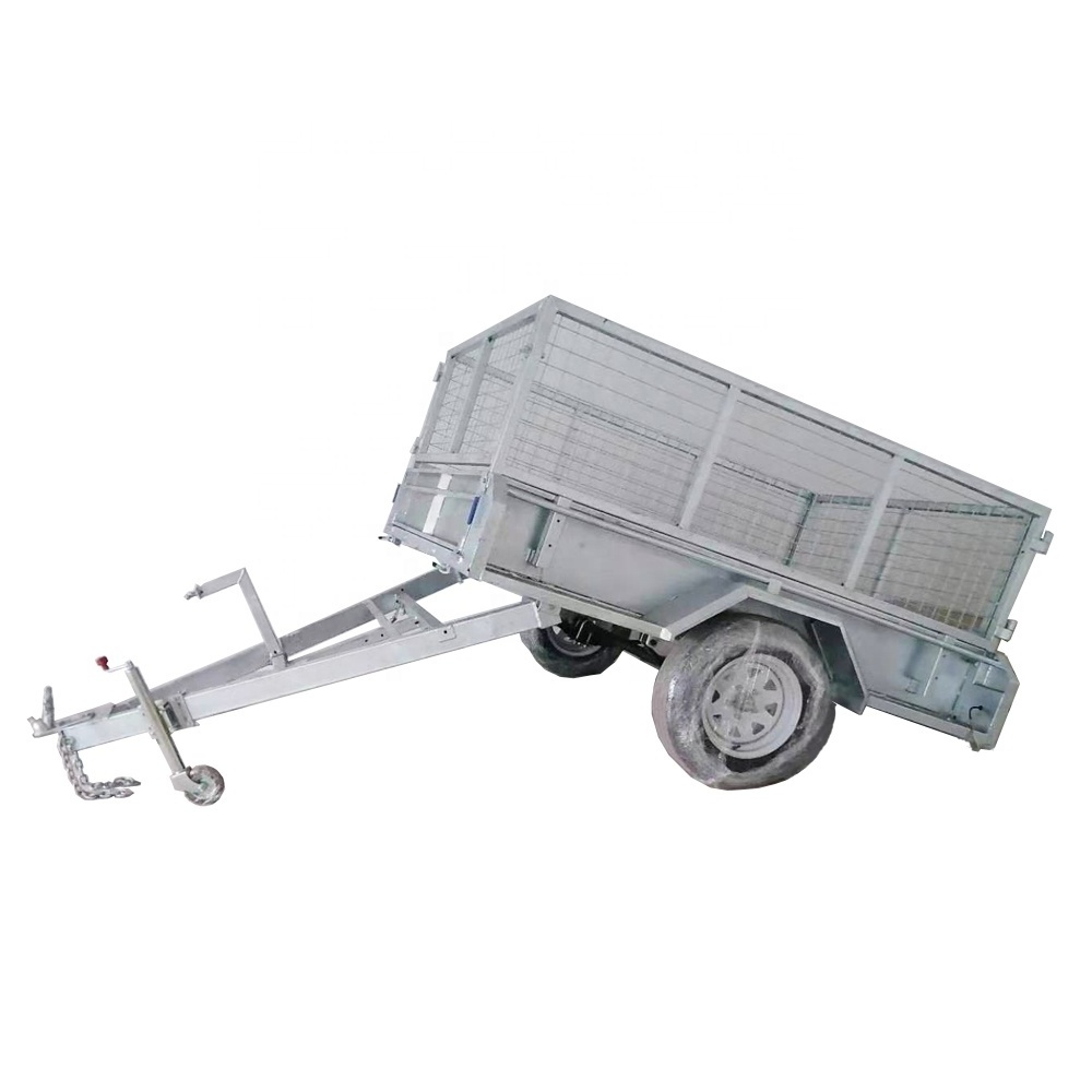 7*5 High quality hot dip galvanized box trailer ATV trailer farm trailer