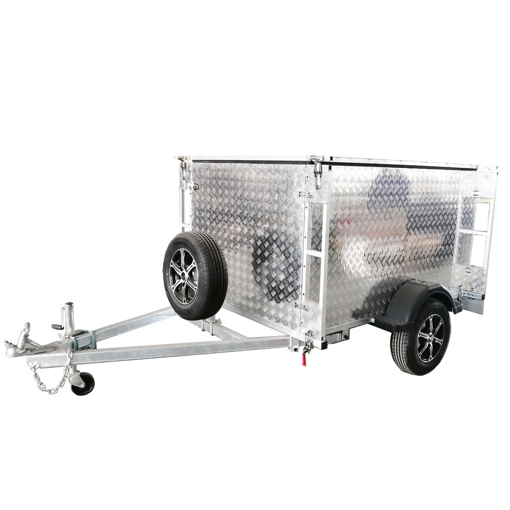 Alloy Motorcycle trailer enclosed box trailer