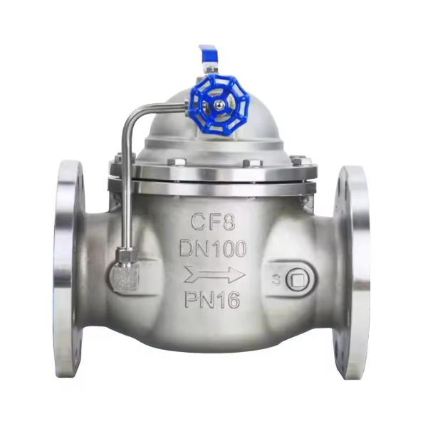 High Quality 304 Stainless Steel Remote-Controlled Flanged Float Ball Valve