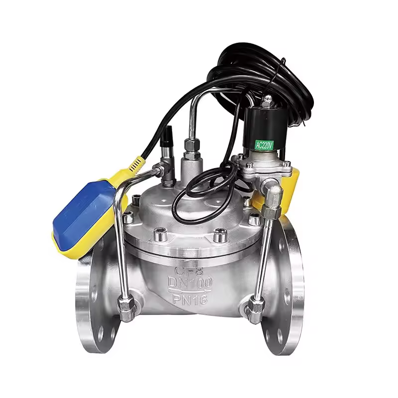 DN80 stainless steel cast steel water pump flow control valve diaphragm water pump control valve