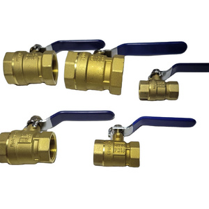 RCV Design Pex Ball Valve Body Male Shut Off Valve Forged Brass Hot Sell 1/2" -2" Water Lead Free Brass