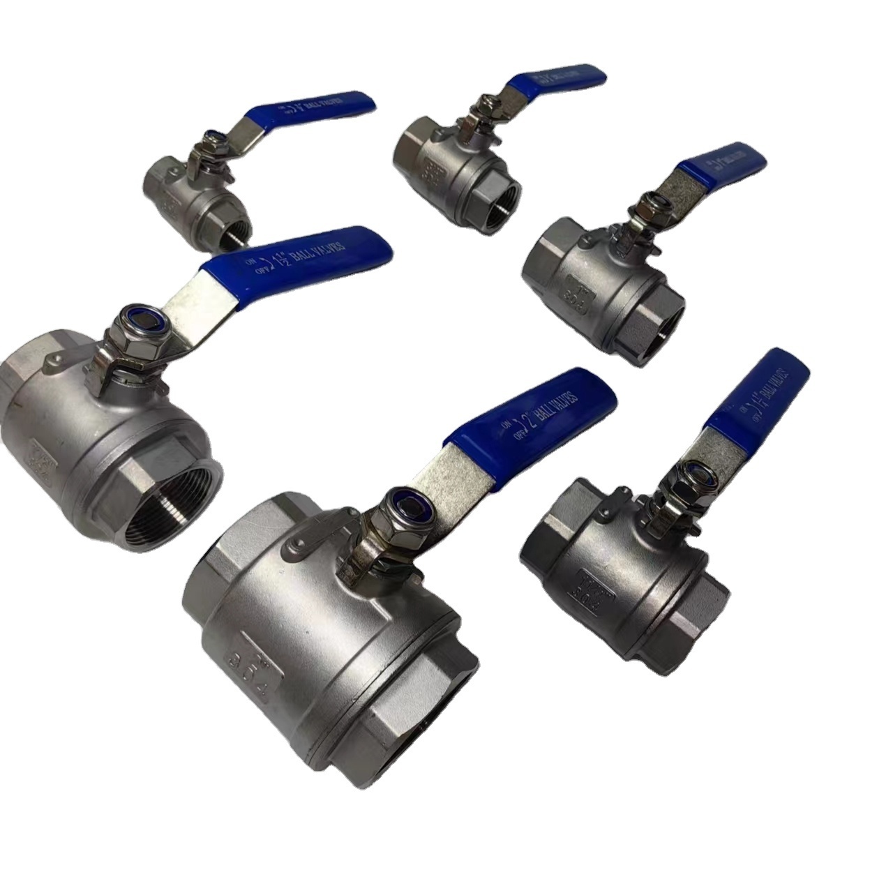 1 inch diameter 25mm threaded female steam control stainless steel shut off valve 2P ball valve with pneumatic actuator