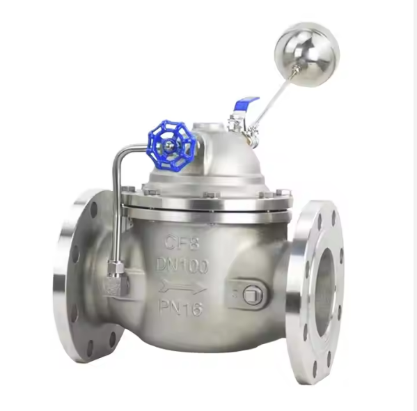 DN100 PN16 Stainless Steel hydraulic float valve ball remote control valve