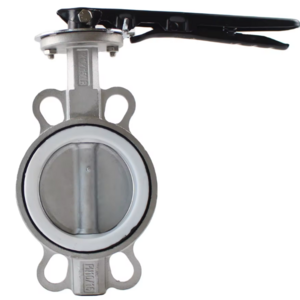 DN100 Sanitary Stainless Steel Vacuum Manual Thread Butterfly Valve