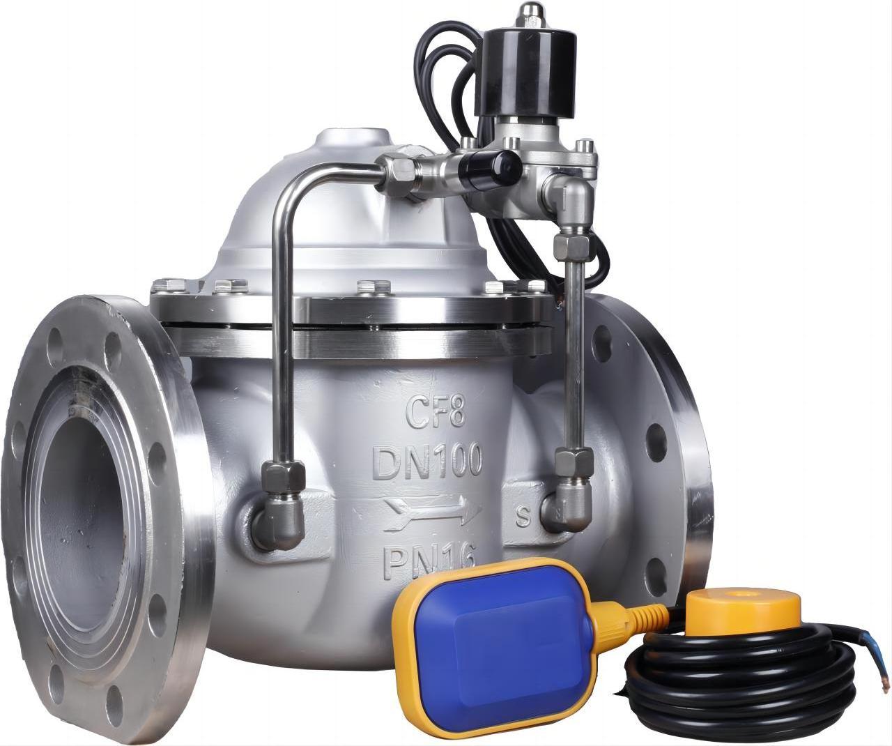 DN80 stainless steel cast steel water pump flow control valve diaphragm water pump control valve