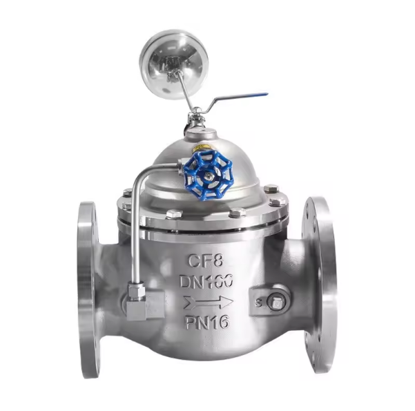 DN100 PN16 Stainless Steel hydraulic float valve ball remote control valve