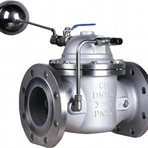 DN100 PN16 Stainless Steel hydraulic float valve ball remote control valve