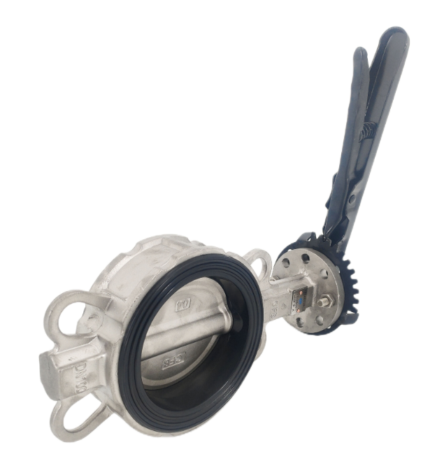 DN100 Sanitary Stainless Steel Vacuum Manual Thread Butterfly Valve