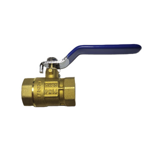 High-Quality 1/2" PEX Crimp Lead-Free Brass Drop Ear Ball Valve