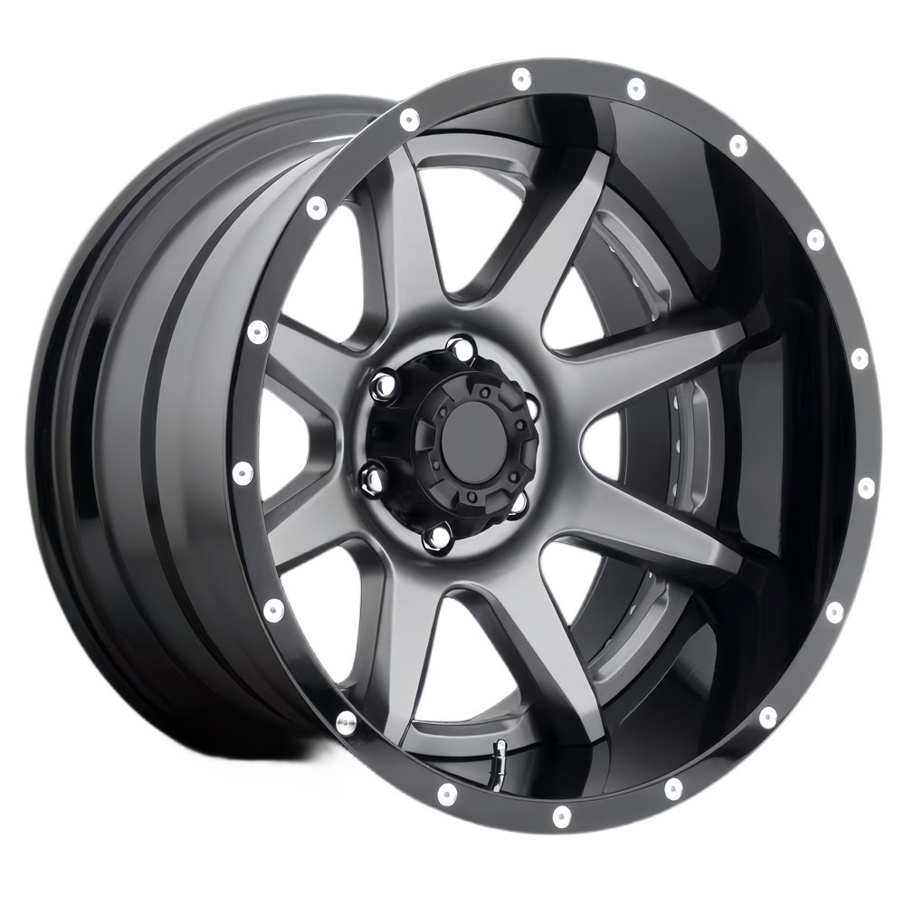 Deep dish design offroad wheels 18 19 20 21 22 23 24 inch 6*139.7 130 135 150mm for ford car wheel rim