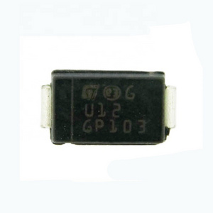 STTH102A marking U12 new original High Efficiency Ultrafast Diode 200V 1A Rectifier Diode 1 Phase 1 Element SMD