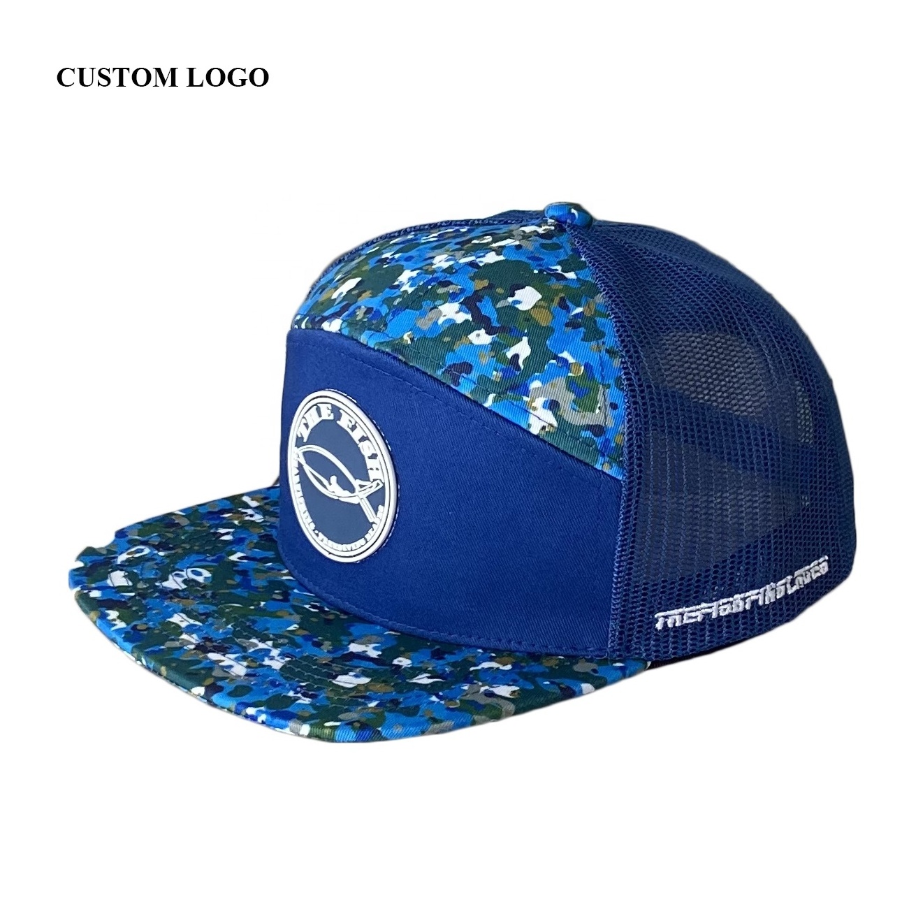 BSCI Oem Factory Wholesale Custom PVC Patch Logo 5 Panel Mesh Baseball Cap,Classic Plain Gorras,Mens Cotton Trucker Hat