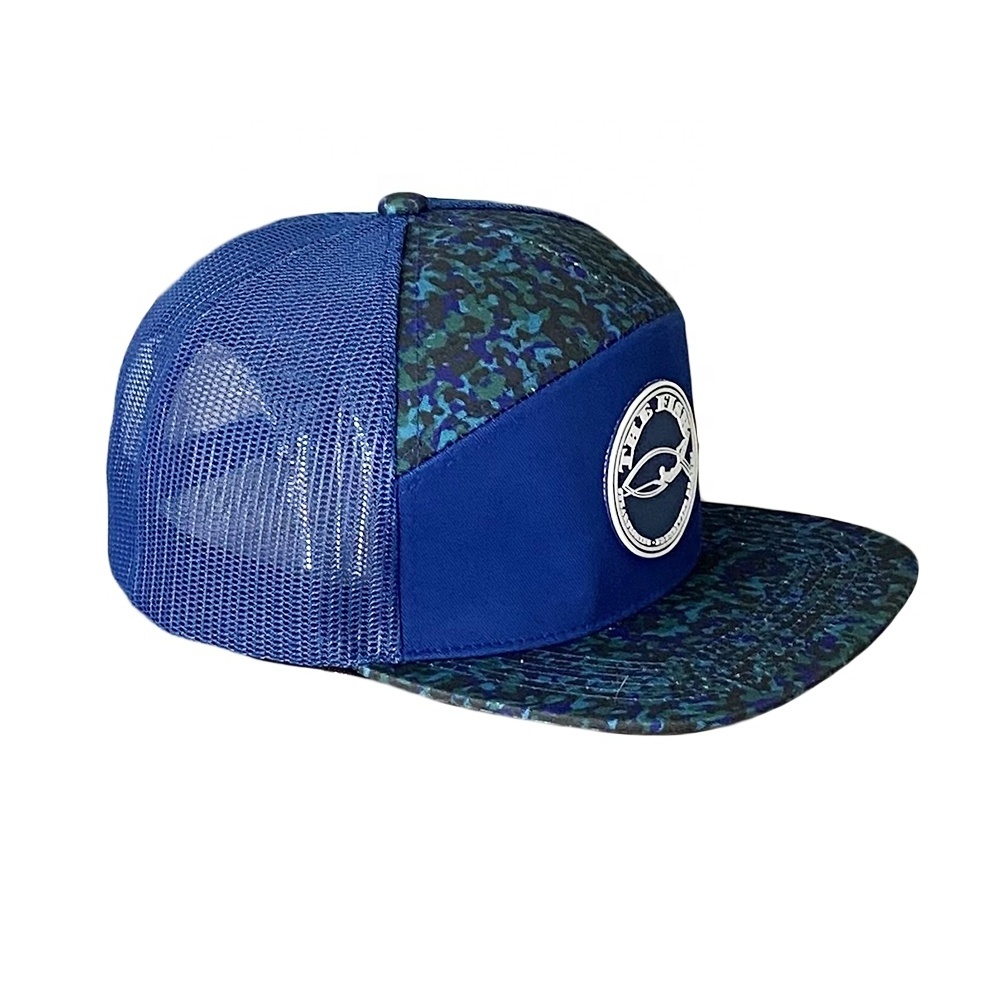 BSCI Oem Factory Wholesale Custom PVC Patch Logo 5 Panel Mesh Baseball Cap,Classic Plain Gorras,Mens Cotton Trucker Hat