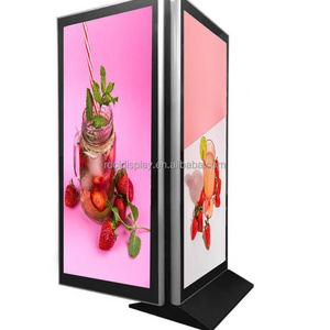 75 Inch Waterproof Lcd Tv Ip65 Outdoor Advertising Stands Double Sided Display Digital Signage And Display