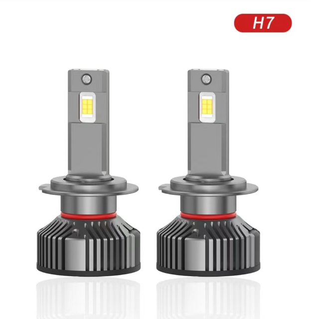 High Quality LED H7 Headlamp Bulb 6000K Blue Light Compatible with Hyundai Changan Sonata Faw Ford Honda Audi Nissan Corolla A6