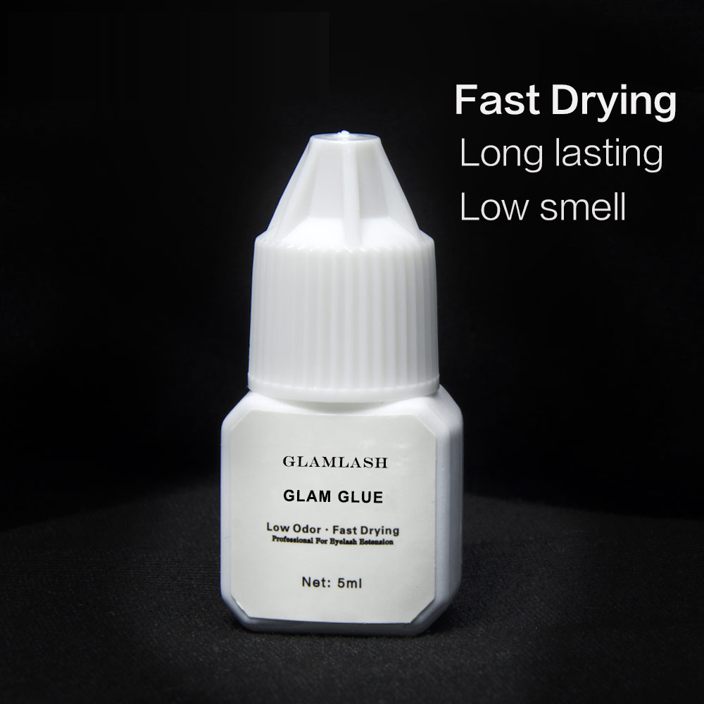 Wholesale Private Label 5ml Low Smell No Simulation Lash Extension Glue Soft Eyelash Glue Fast Drying Lash Adhesive