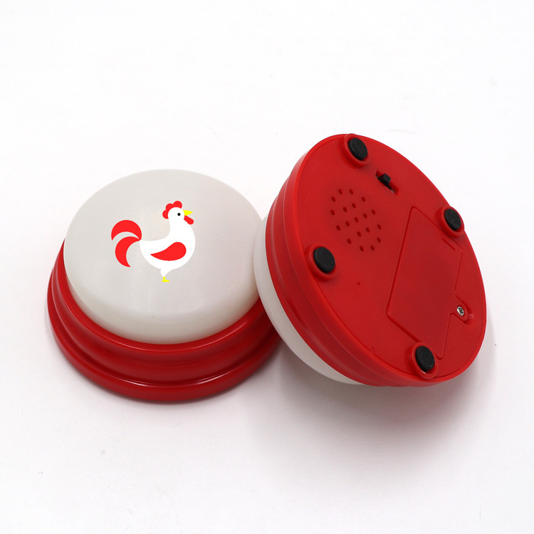 Push Button Music Boxes Speaking Voice Recordable Sound Dogs Toy Button For Gift