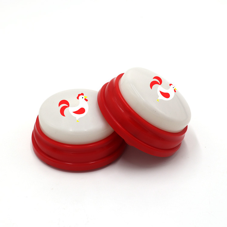 Hot Sale Animal Pet Recordable Answer Talking Buzzer Custom Sampler Dog Game Button Sound