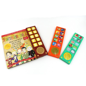 Children english story book/sound card board book printing