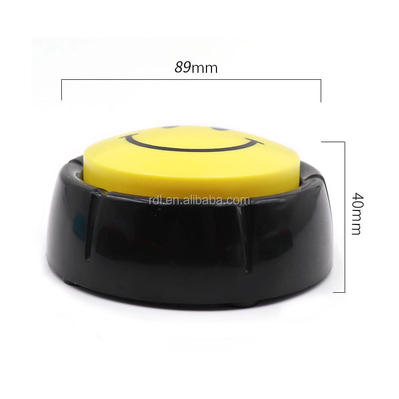 Factory Direct Sales Recording 1-300S Portable Sound Effect Game Button Funny Pet Dog Button Buzzer