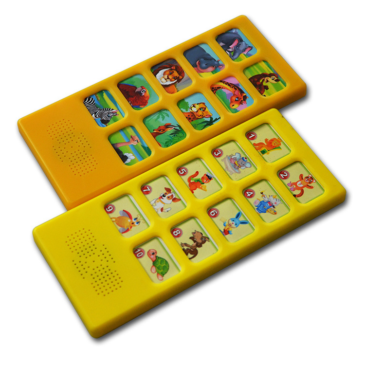 Hot Sell Sound Module For Children Book With Push Button music  animal sound book