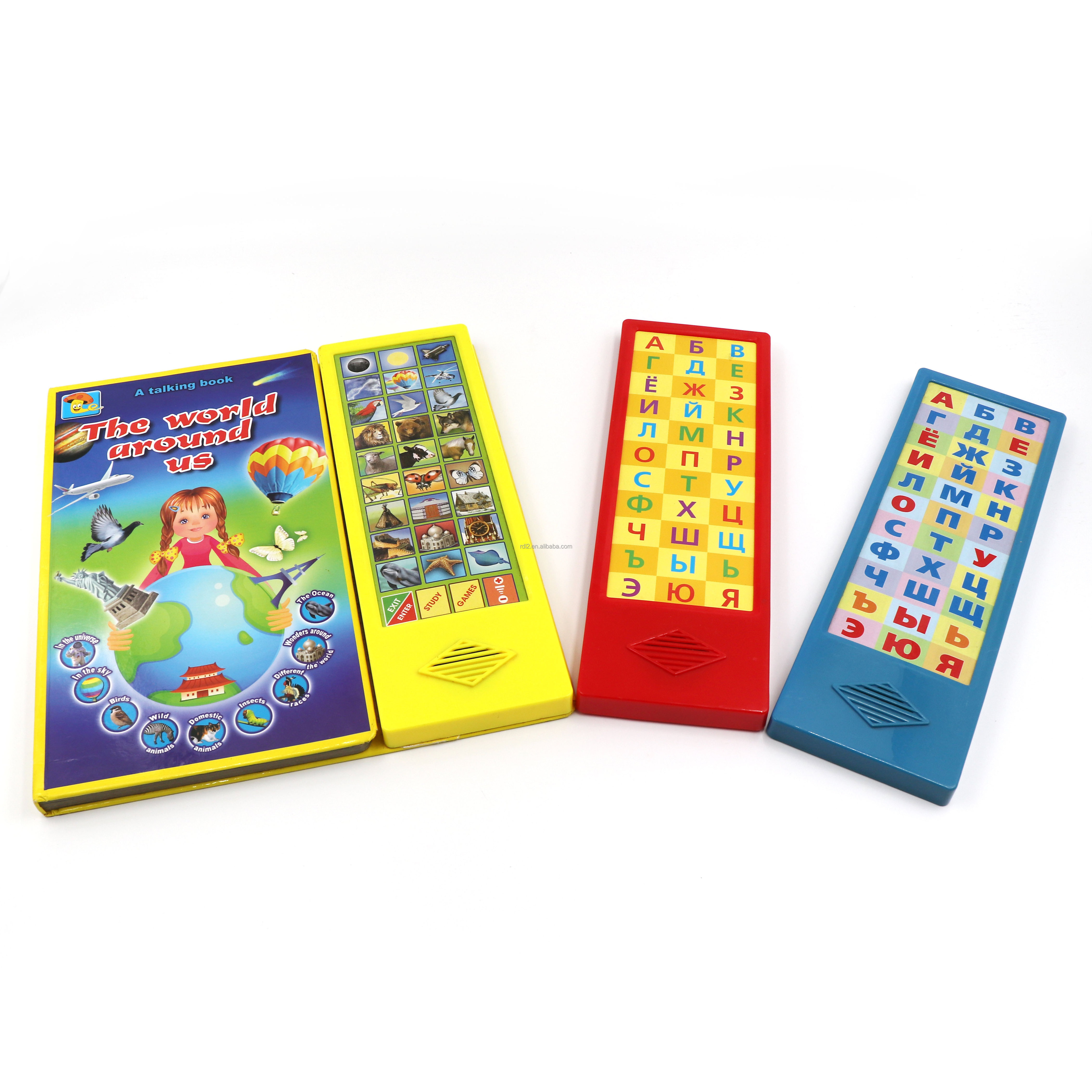 Children Intelligent Educational Electronic English Learning Machine Ebook Touch Reading Sound Book Reader E-book Kids E Book