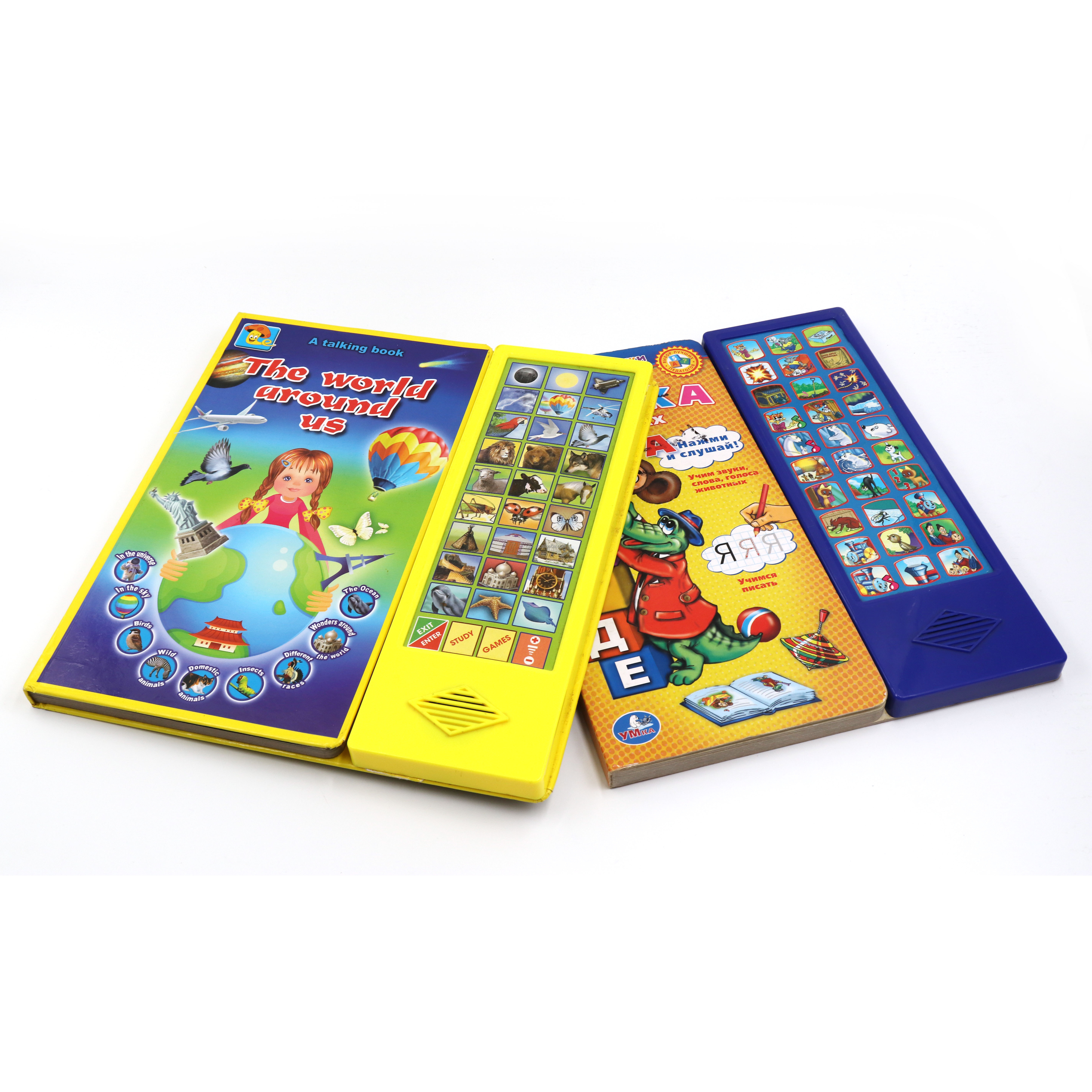 Children Intelligent Educational Electronic English Learning Machine Ebook Touch Reading Sound Book Reader E-book Kids E Book