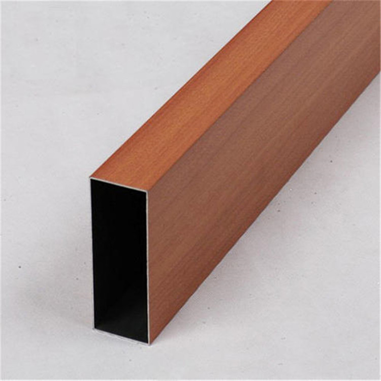 Aluminum Wood Grain Tube China Manufacturer Round Square Tube Aluminum Pipe