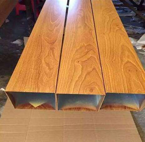 Transfer wood grain Aluminum alloy integrated Aluminum