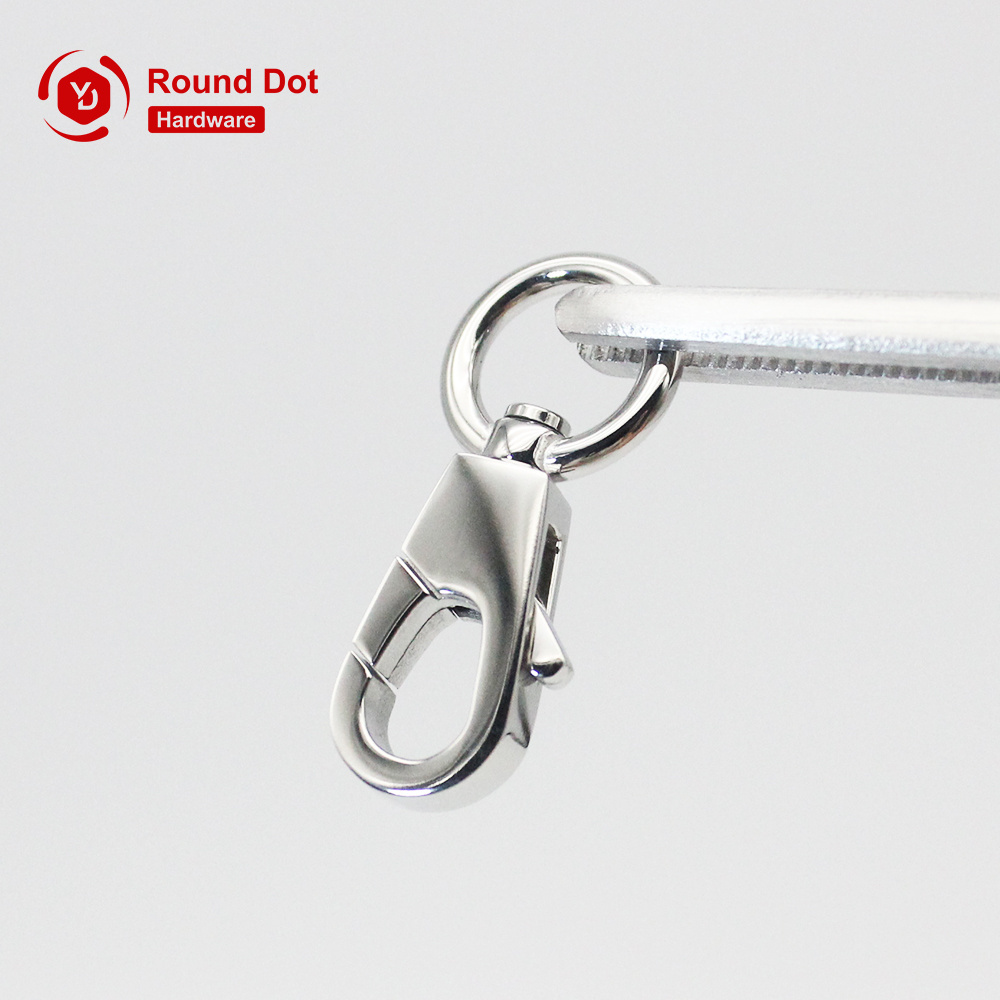 Anti-rust Stainless Steel Various Sizes Twist Snap Hook High Quality Metal Snap Hooks Durable Swivel Hooks for Handbags