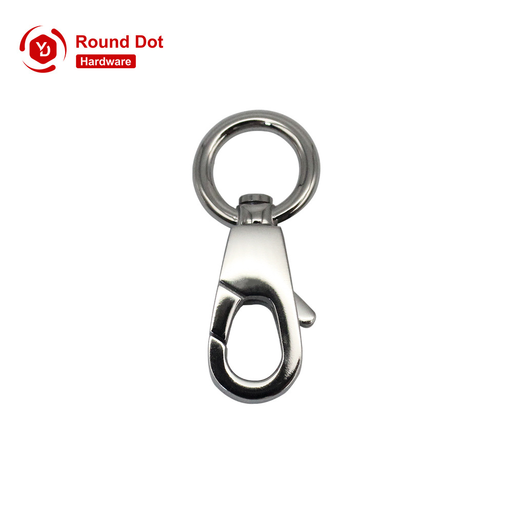 Anti-rust Stainless Steel Various Sizes Twist Snap Hook High Quality Metal Snap Hooks Durable Swivel Hooks for Handbags