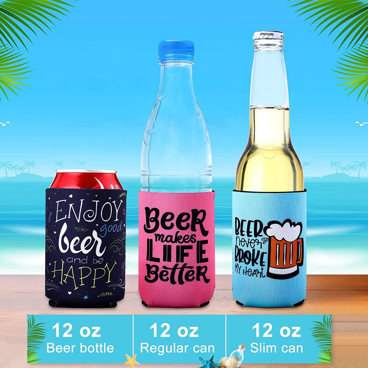 High Quality Custom Neoprene Stubby Stand Beer Bottle Insulated Collapsible Beverage Can Cooler Cover