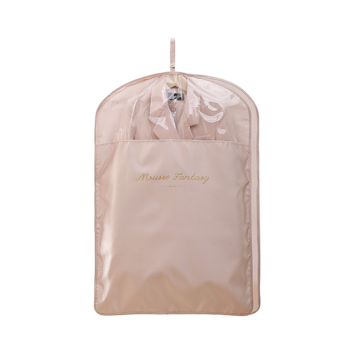 Customized Suit Dress Storage Nylon Breathable Dust Cover Transparent High-Quality Full-Zip Garment Bag