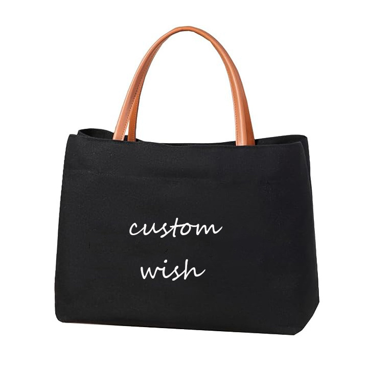 Wholesale Reusable Mother Gifts Momlife Tote Bag Foldable Shopping Mom Mama Bag  with Custom Printed Logo