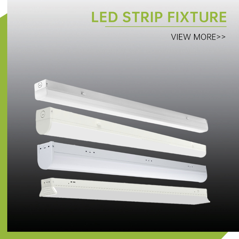 Smart indoor 35W 40W 64W 4ft Linkable Emergency Dimmable Linear Strip LED Batten Light With Sensor