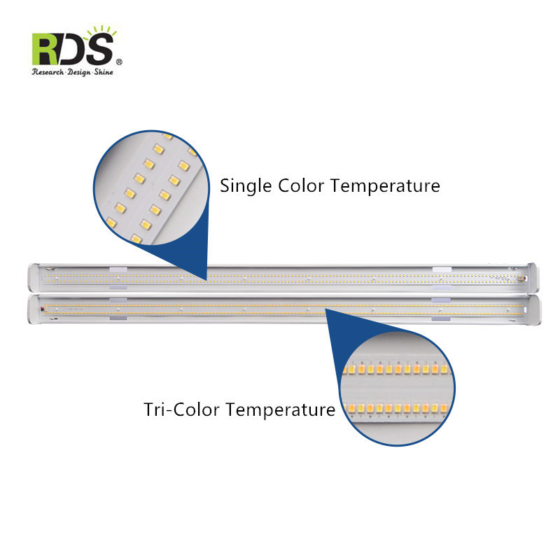 Smart indoor 35W 40W 64W 4ft Linkable Emergency Dimmable Linear Strip LED Batten Light With Sensor