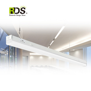 Industrial Commercial Indoor Workshop Office Hanging 347V 20W 30W 6000K Sensor Ceiling Suspended 0-10V Dimming LED Batten Light