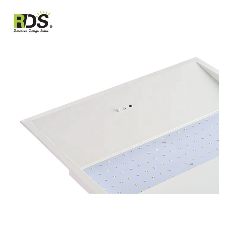 ultrathin 600x600 2x2 2x4 Sensor Dimmable Led Recessed Troffer Light Fixture With Battery Backup