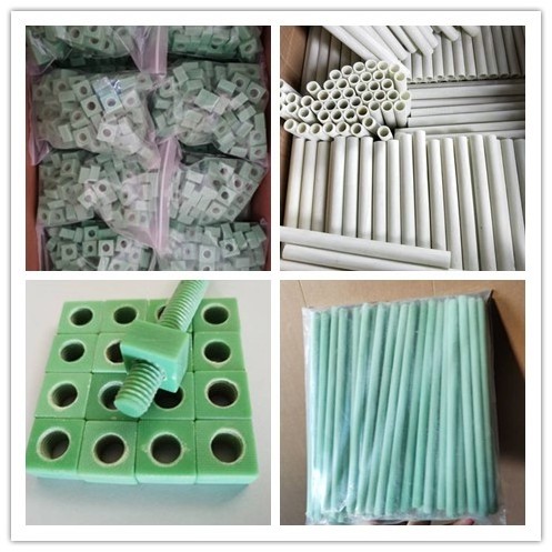 Epoxy Fiberglass Reinforced Plastic FRP GRP Threaded Rod Screw Bolt and Nut