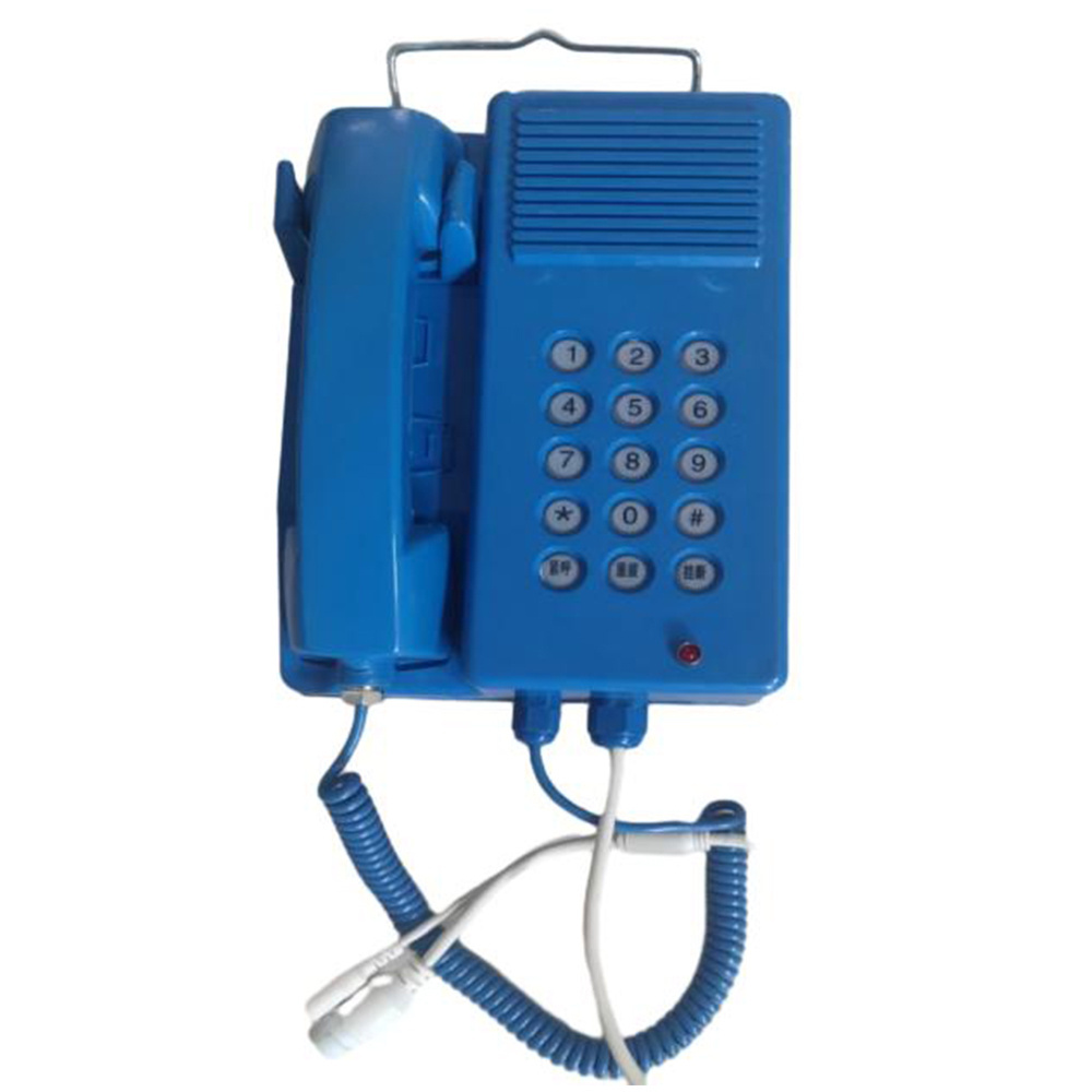 Waterproof Dustproof Explosion-Safe IP Phone for Construction Site for VoIP Communications in Tunnels