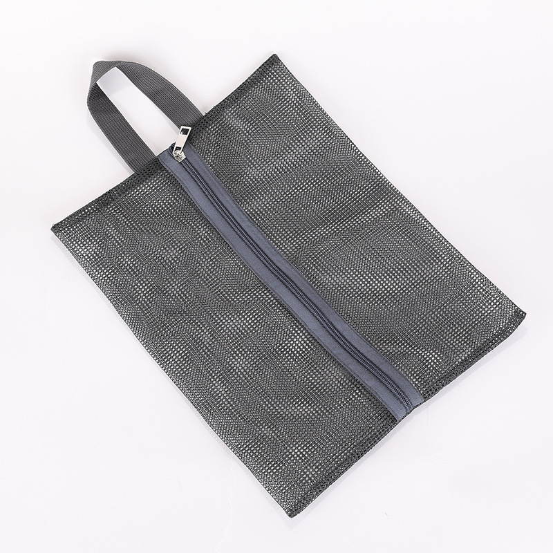 Large Travel Storage Mesh Shoe Bag Packaging Pouch,custom printed eco designer Black dust bag for shoes