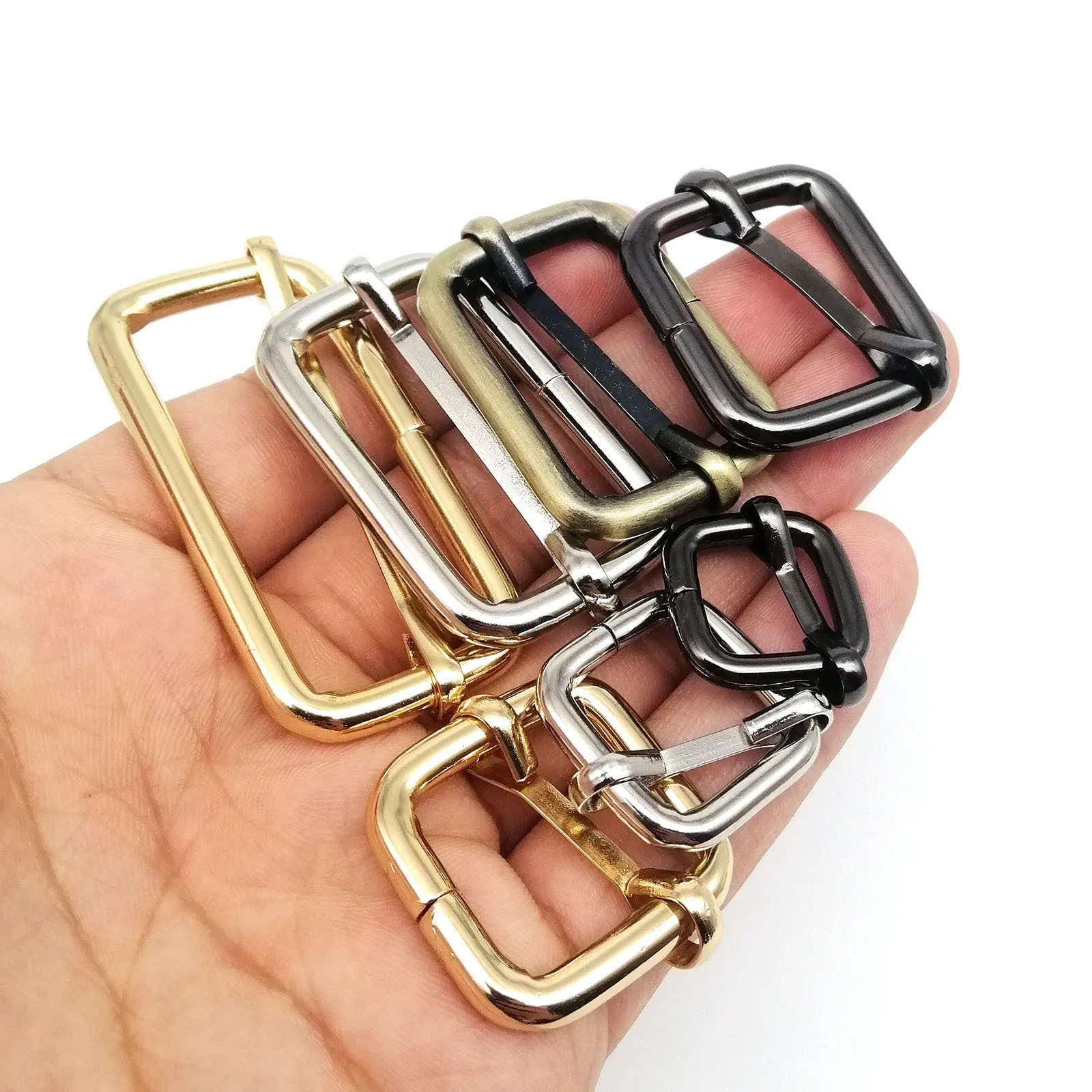 RW 13-50mm Adjuster Slide Buckle Bags Hardware Accessories Square Rectangle Tri-glide Adjust Roller Pin Buckle for Garment